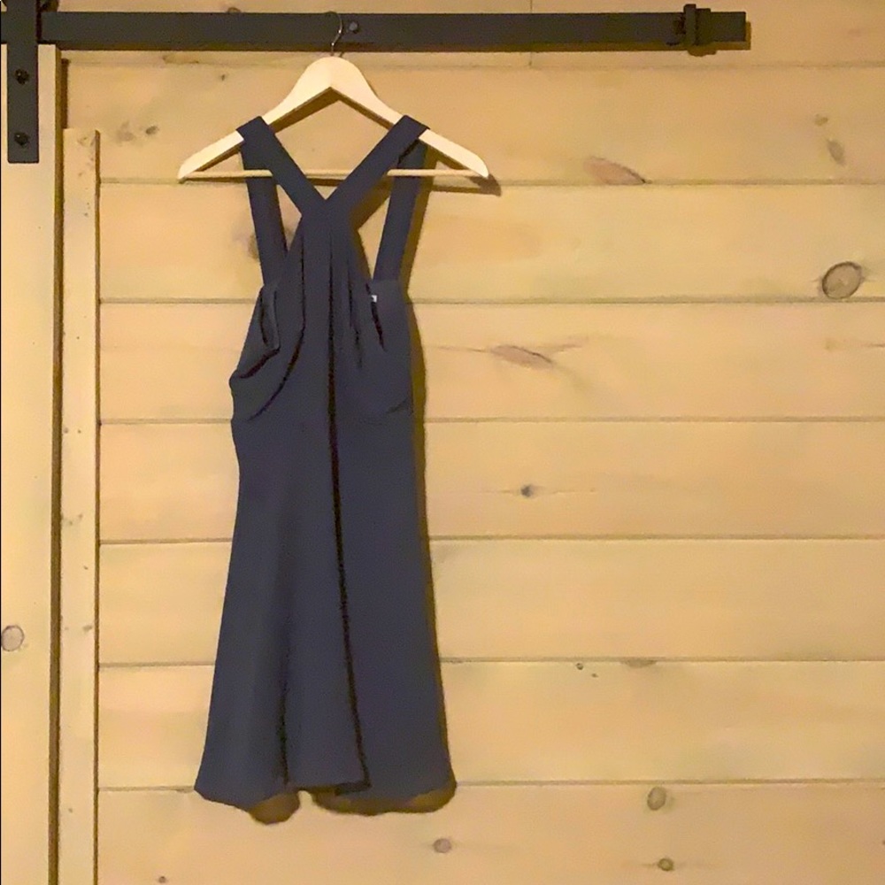 WORN ONCE Grayish Blue Semi Dress